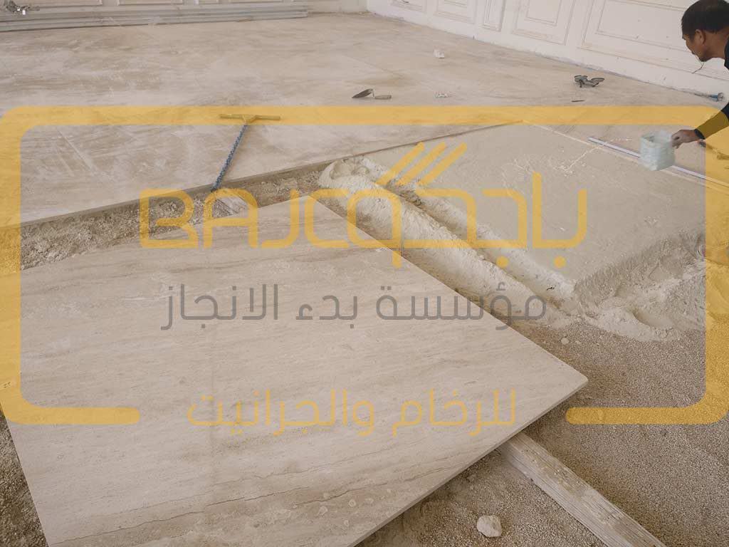 تركيب الرخام