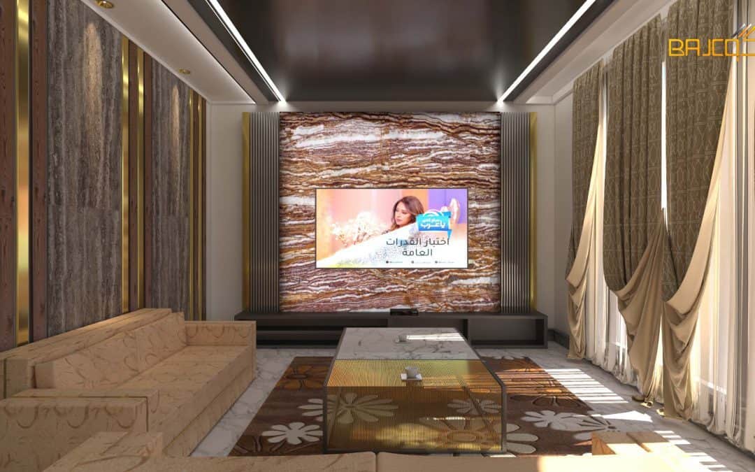 تصميم لوحة رخام اونيكس Living room